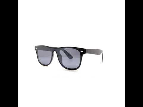 Single lens sunglasses